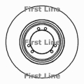 FBD155 FIRST LINE Тормозной диск