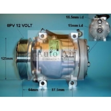 14-0081 AUTO AIR GLOUCESTER Компрессор, кондиционер