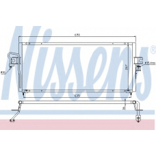 94494 NISSENS Конденсатор, кондиционер