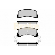 PA835 BRAKE ENGINEERING Комплект тормозных колодок, дисковый тормоз