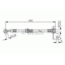 1 987 476 371 BOSCH Тормозной шланг