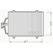 DCN23003 DENSO Конденсатор, кондиционер