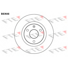 BS3648 FTE Тормозной диск