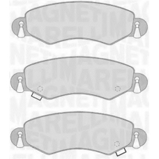 363916060548 MAGNETI MARELLI Комплект тормозных колодок, дисковый тормоз