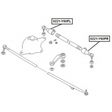 0221-Y60FL ASVA Наконечник поперечной рулевой тяги