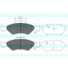 KBP-4561 KAVO PARTS Комплект тормозных колодок, дисковый тормоз