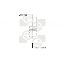 V995793 BGA Впускной клапан