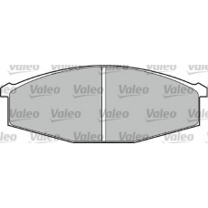 540411 VALEO Комплект тормозных колодок, дисковый тормоз