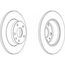 DDF1848-1 FERODO Тормозной диск