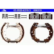 03.0520-6319.3 ATE Комплект тормозных колодок