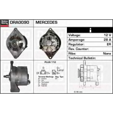 DRA0090 DELCO REMY Генератор