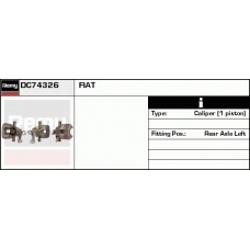 DC74326 DELCO REMY Тормозной суппорт