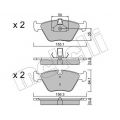 22-0207-0 METELLI Комплект тормозных колодок, дисковый тормоз