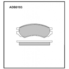 ADB0193 Allied Nippon Тормозные колодки