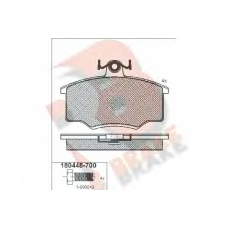RB0448-700 R BRAKE Комплект тормозных колодок, дисковый тормоз