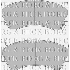 BBP1470 BORG & BECK Комплект тормозных колодок, дисковый тормоз