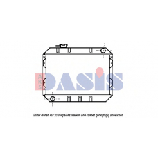090220N AKS DASIS Радиатор, охлаждение двигателя