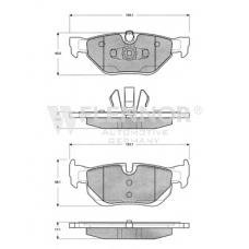 FB210682 FLENNOR Комплект тормозных колодок, дисковый тормоз