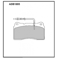 ADB1895 Allied Nippon Тормозные колодки