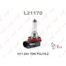 L21170 LYNX L21170 лампа галогеновая h11 24v 70w pgj19-2