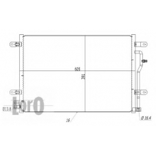 003-016-0008 LORO Конденсатор, кондиционер