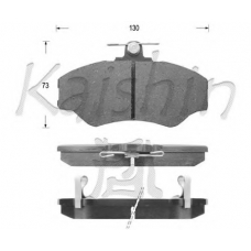 D11112 KAISHIN Комплект тормозных колодок, дисковый тормоз