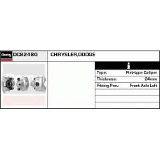 DC82480 DELCO REMY Тормозной суппорт