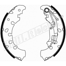 17381 fri.tech. Комплект тормозных колодок