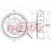 BD-0101 FREMAX Тормозной барабан