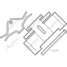 KIT229 APEC Комплектующие, тормозные колодки