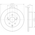 8DD 355 118-881 HELLA Тормозной диск