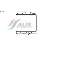 MT2068 AVA Радиатор, охлаждение двигателя