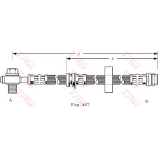 PHD489 TRW Тормозной шланг