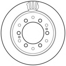 562738JC JURID Тормозной диск
