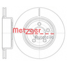 61270.10 METZGER Тормозной диск