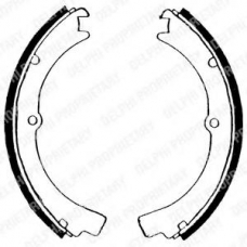 LS1397 DELPHI Комплект тормозных колодок