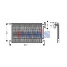 053330N AKS DASIS Конденсатор, кондиционер