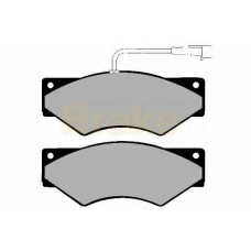 PA1313 BRAKE ENGINEERING Комплект тормозных колодок, дисковый тормоз