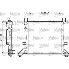 731605 VALEO Радиатор, охлаждение двигателя