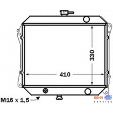 8MK 376 705-521 HELLA Радиатор, охлаждение двигателя