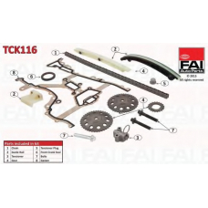 TCK116 FAI AutoParts Комплект цели привода распредвала