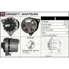 DRA6671 DELCO REMY Генератор