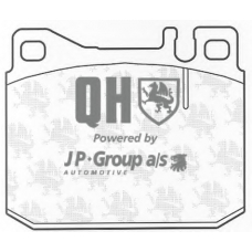 1163608619 Jp Group Комплект тормозных колодок, дисковый тормоз