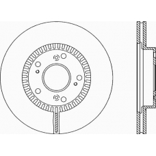 BDR2162.20 OPEN PARTS Тормозной диск