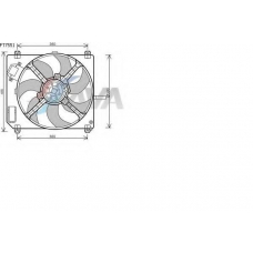 FT7551 AVA Вентилятор, охлаждение двигателя