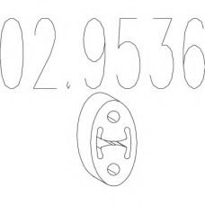 02.9536 MTS Буфер, глушитель