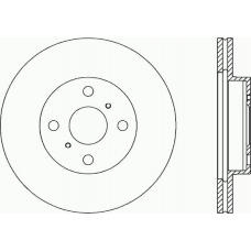 BDA1640.20 OPEN PARTS Тормозной диск