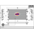 123.124 AHE Радиатор, охлаждение двигателя