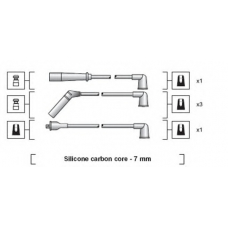 941318111166 MAGNETI MARELLI Комплект проводов зажигания