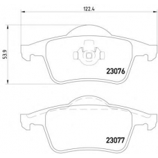 T1190EP PAGID Комплект тормозных колодок, дисковый тормоз